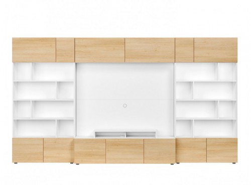 Панель для телевізора MURO/PANEL/TV/360/SYM Muro BRW  білий канадський / дуб польський